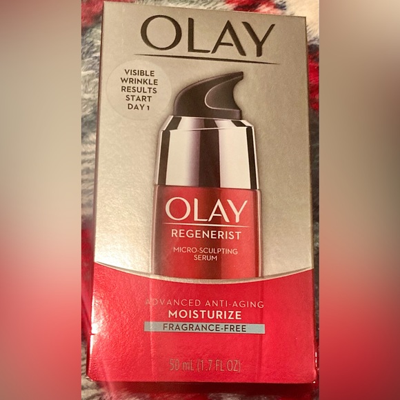 Olay Regenerist Micro-Sculpting Serum Fragrance Free Face Moisturizer - Picture 1 of 8